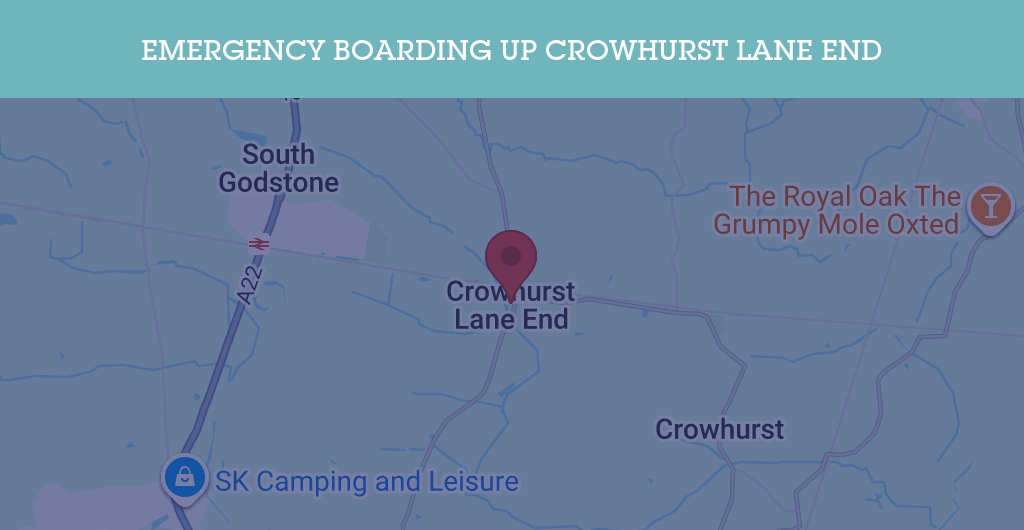 Emergency Boarding Up Services in Crowhurst Lane End - RH postcode