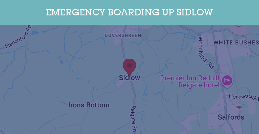 Emergency Boarding Up Services in Sidlow - RH postcode