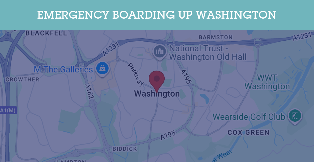 Emergency Boarding Up Services in Washington - RH postcode